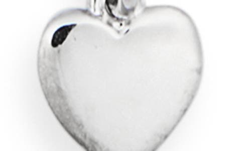 Sterling Forever Farrah Heart Charm Bracelet In Silver