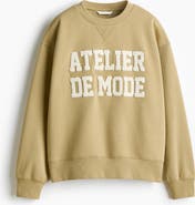 H&M Motif-detail Sweatshirt