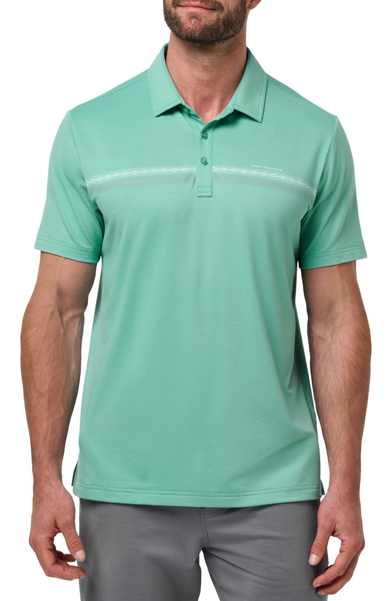 TravisMathew Featherweight Polo, Main, color, Wasabi