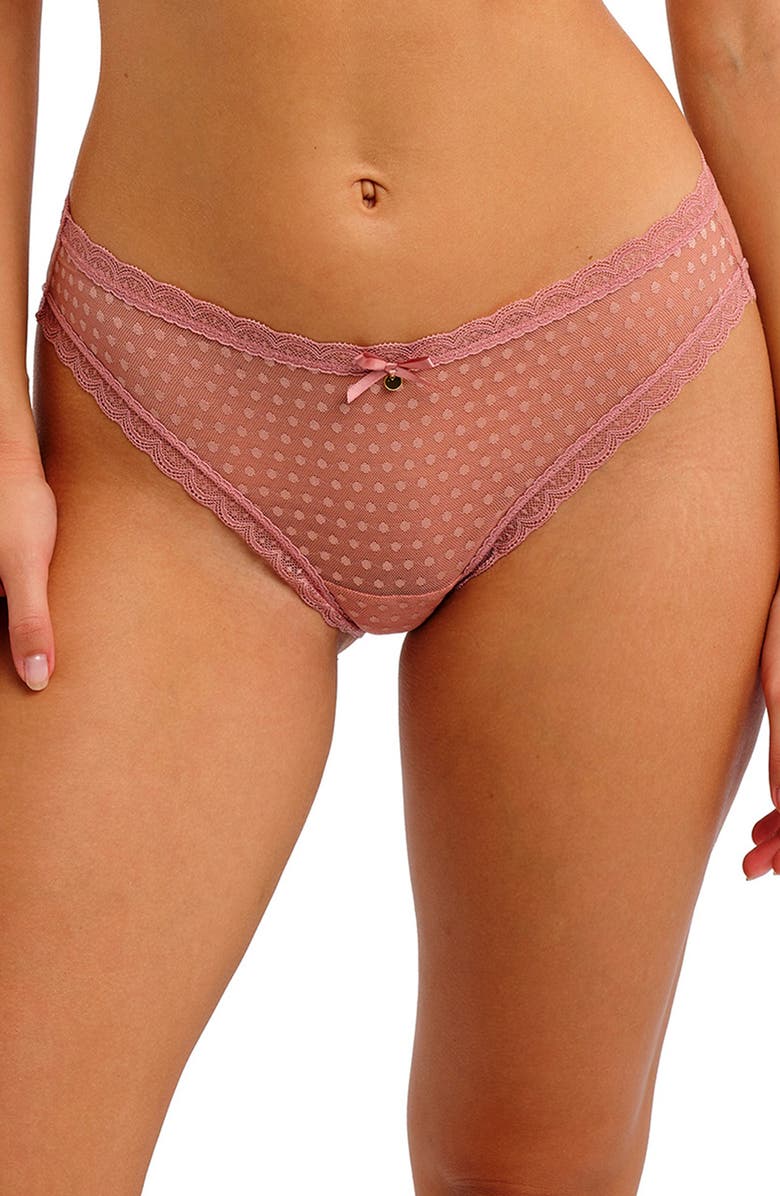 Freya Spot Briefs, Main, color, Ash Rose