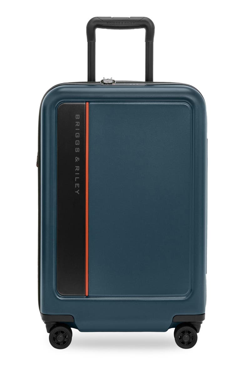 ZDX Essential 22 Inch Hardside Carry-On Spinner Luggage, Main, color, OCEAN