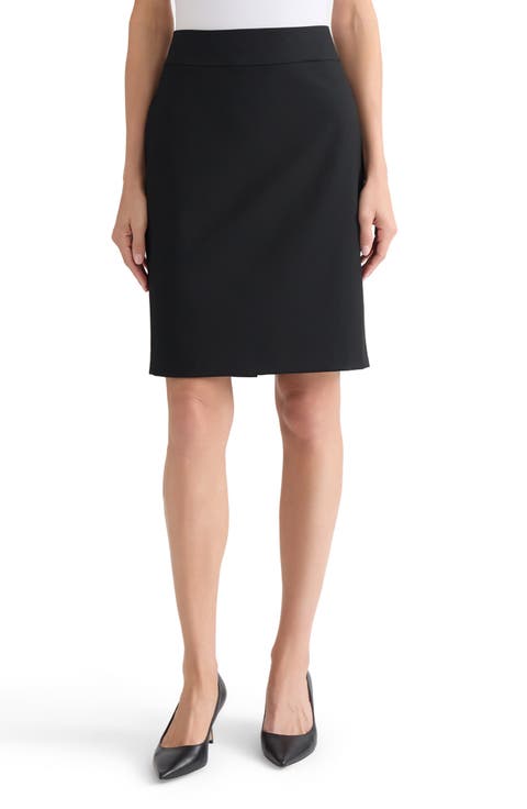 Bi-Stretch Pencil Skirt