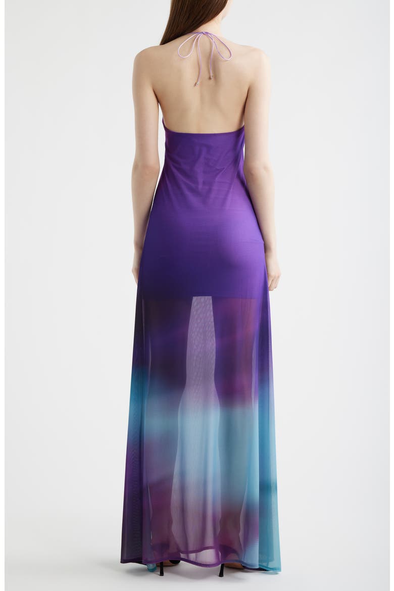Balita Mesh Maxi Dress, Alternate, color, LILAC