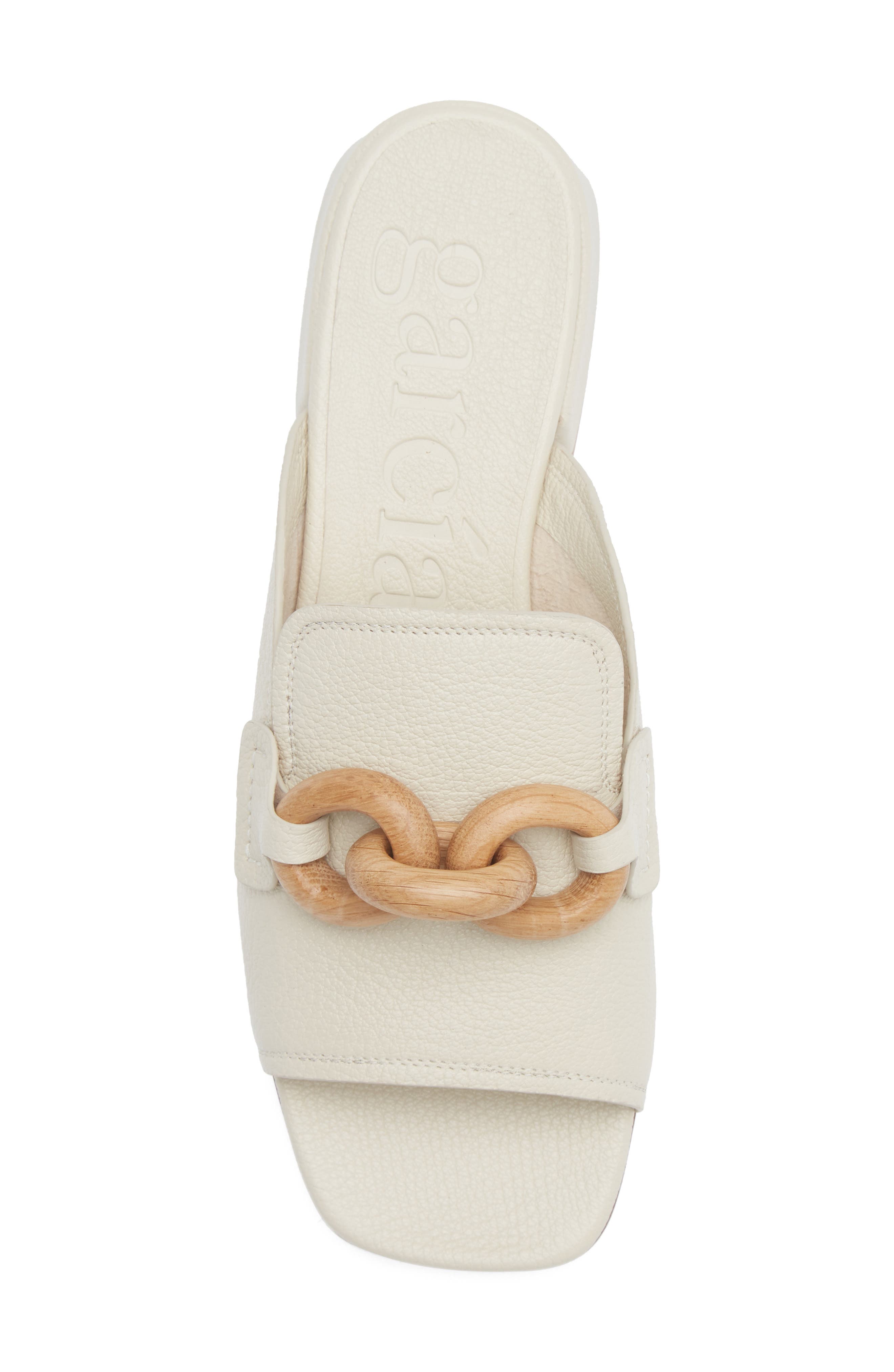 Pedro Garcia Enna Slide Sandal, Alternate, color, Ivory Petitgrain Oak