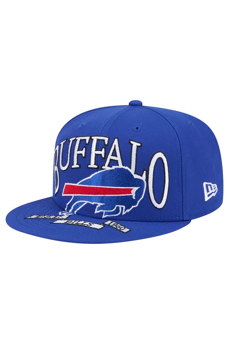 Men's New Era Royal Buffalo Bills  Oversized 59FIFTY Fitted Hat, Alternate, color, Royal