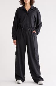 Beyond Yoga Long Sleeve Cargo Jumpsuit
