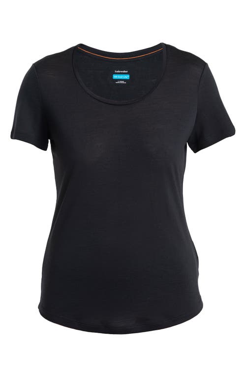 Icebreaker Lyocell & Merino Blend 125 Cool-Lite Sphere T-Shirt in Black  product