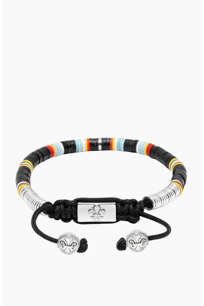 Chakra Disc Bracelet, Alternate, color, Black Multicolor