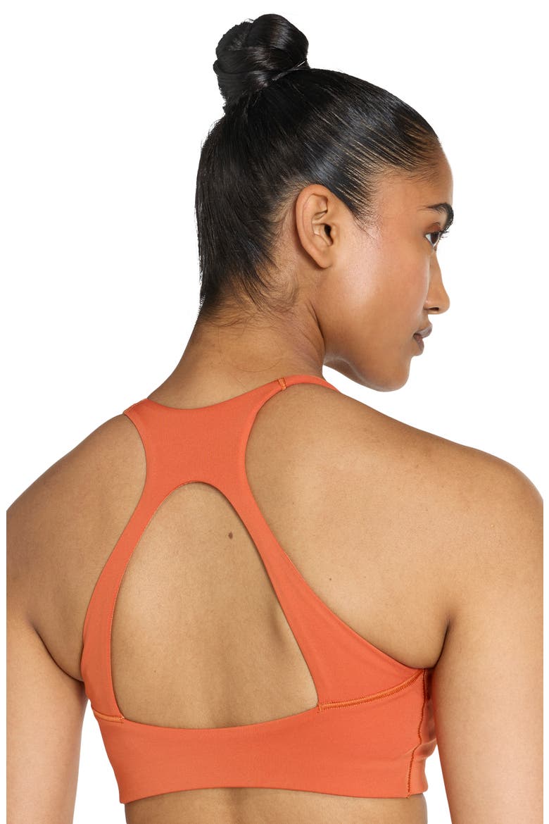 Optime Workout Medium Support Sports Bra, Alternate, color, FOX ORANGE/