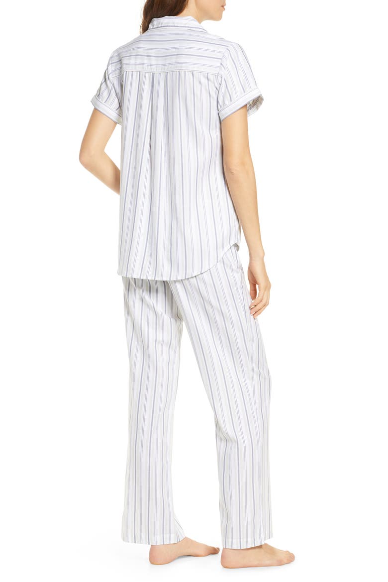 UGG Rosan Stripe Pajamas, Alternate, color, GREEN