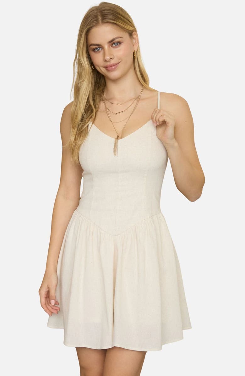 Blu Pepper Fit & Flare Minidress, Alternate, color, Natural