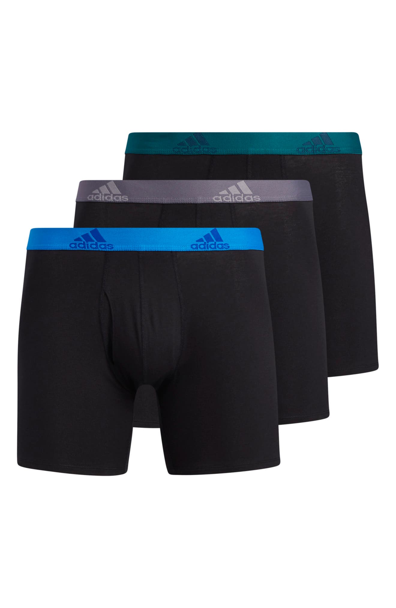 adidas Stretch Cotton Boxer Briefs - Pack of 3 (Men) | Nordstromrack
