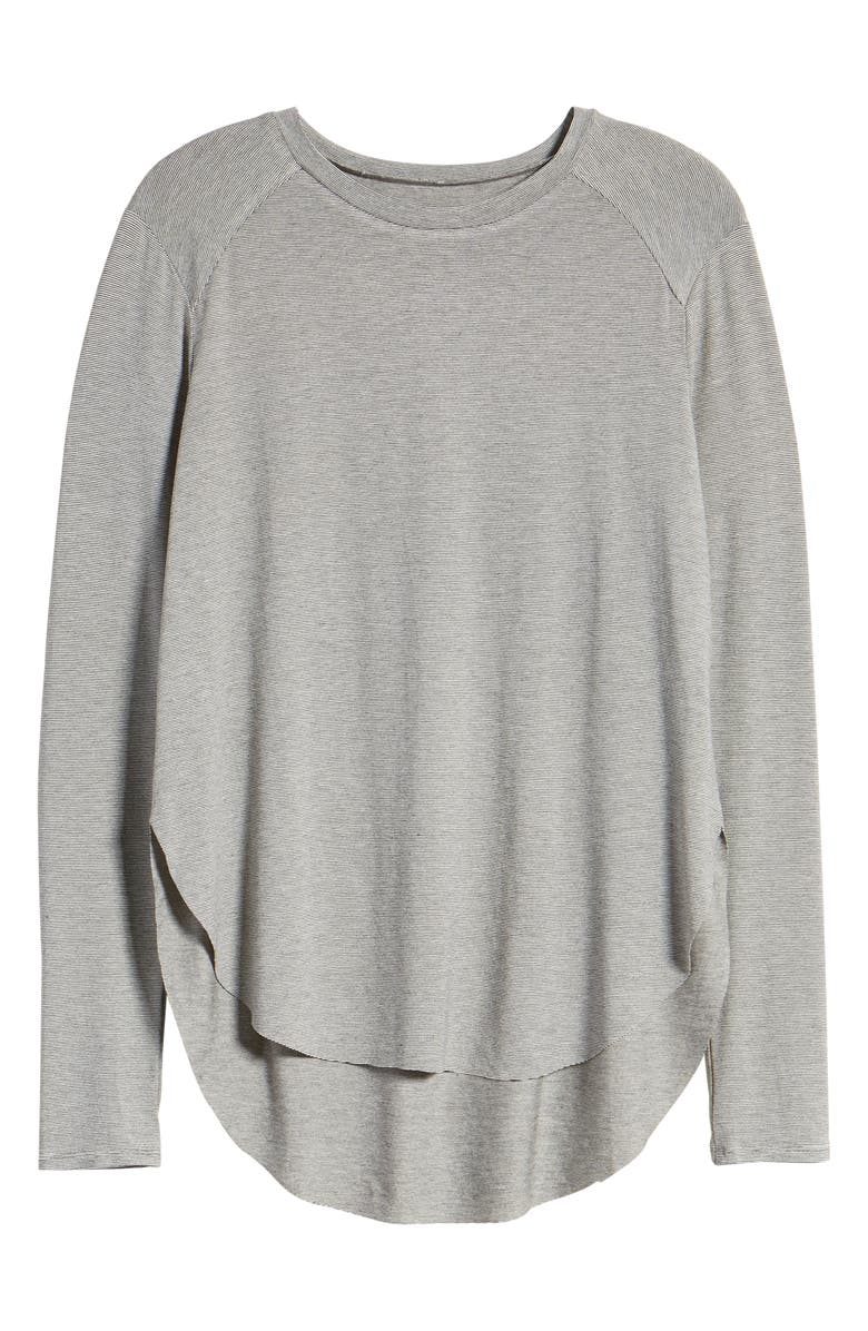 Halogen<sup>®</sup> Long Sleeve Shirttail Hem Shirt, Alternate, color,