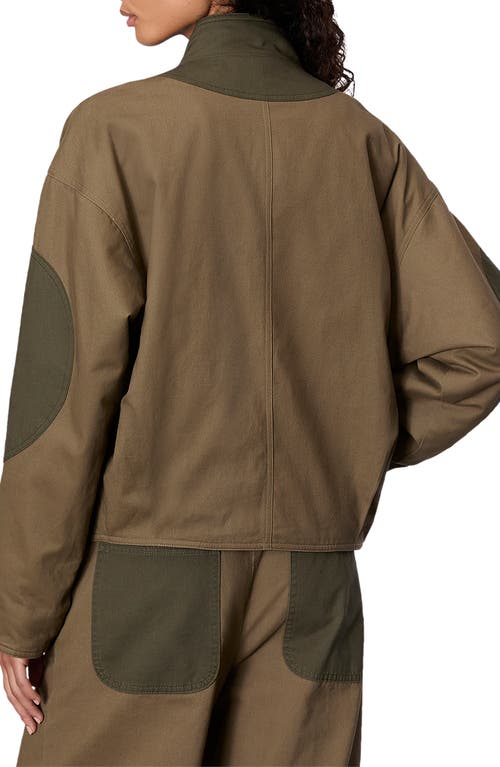 Rag & Bone Tatum Cotton Military Jacket In Brown