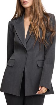 Good American Essential Sculpt Suit Blazer