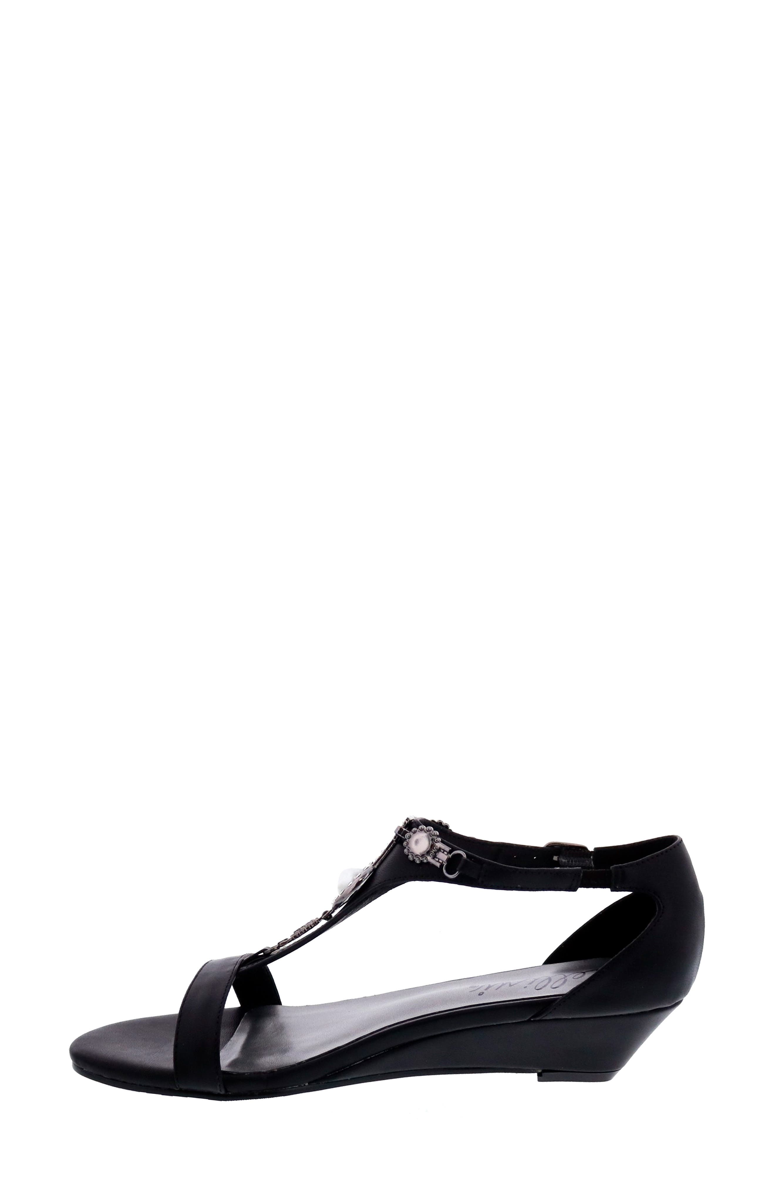 BELLINI Lynn Wedge Sandal, Alternate, color, Black