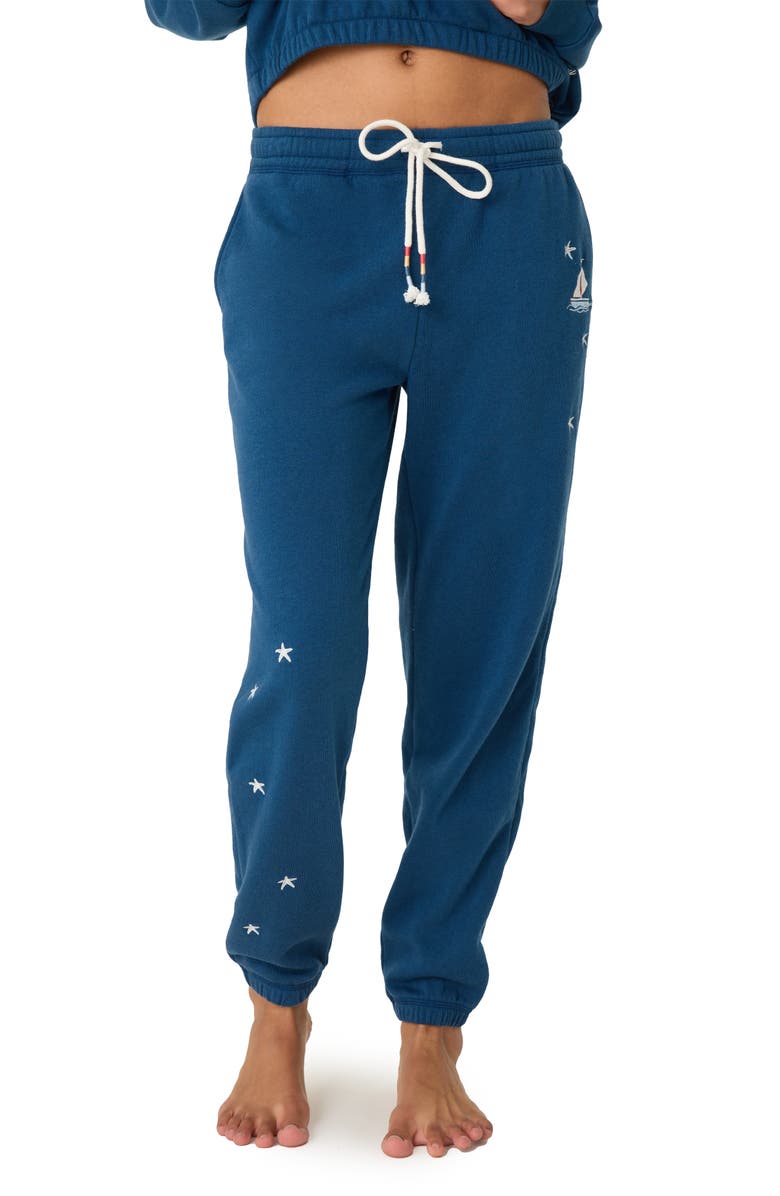 PJ Salvage Maritime Banded Joggers, Main, color, Harbor