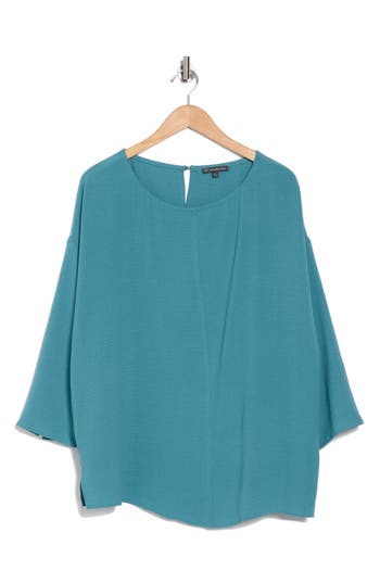 ADRIANNA PAPELL ADRIANNA PAPELL LONG SLEEVE TUNIC TOP