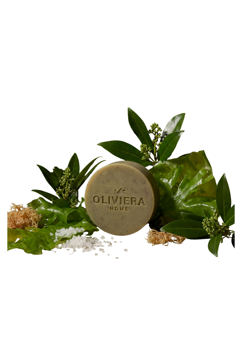 Seaweed Bar Soap Trio, Main, color, Green