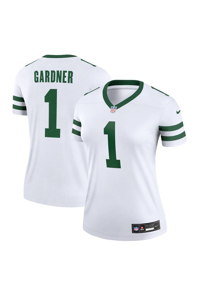Women's Nike Ahmad Sauce Gardner Legacy White New York Jets Legend Player Performance Top, Main, color, White