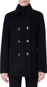 Akris punto Wool Blend Peacoat