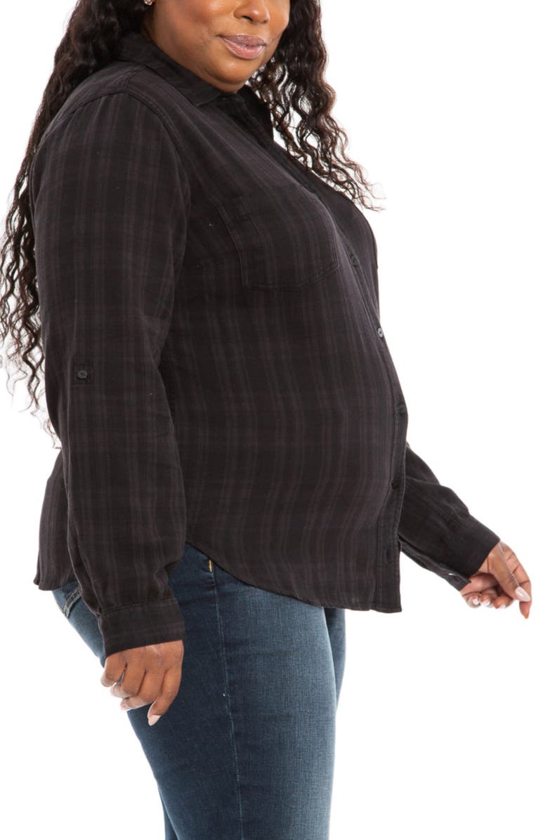 SLINK Jeans Western Shirt, Alternate, color, Black