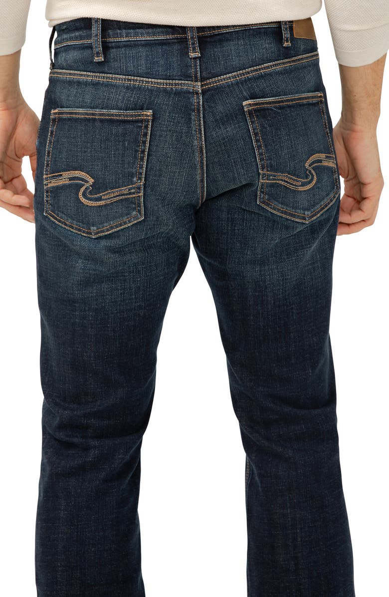 Silver Jeans Co. Jace Slim Bootcut Jeans, Alternate, color, Bronco