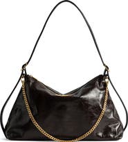 Zadig & Voltaire Jim Patent Leather Shoulder Bag