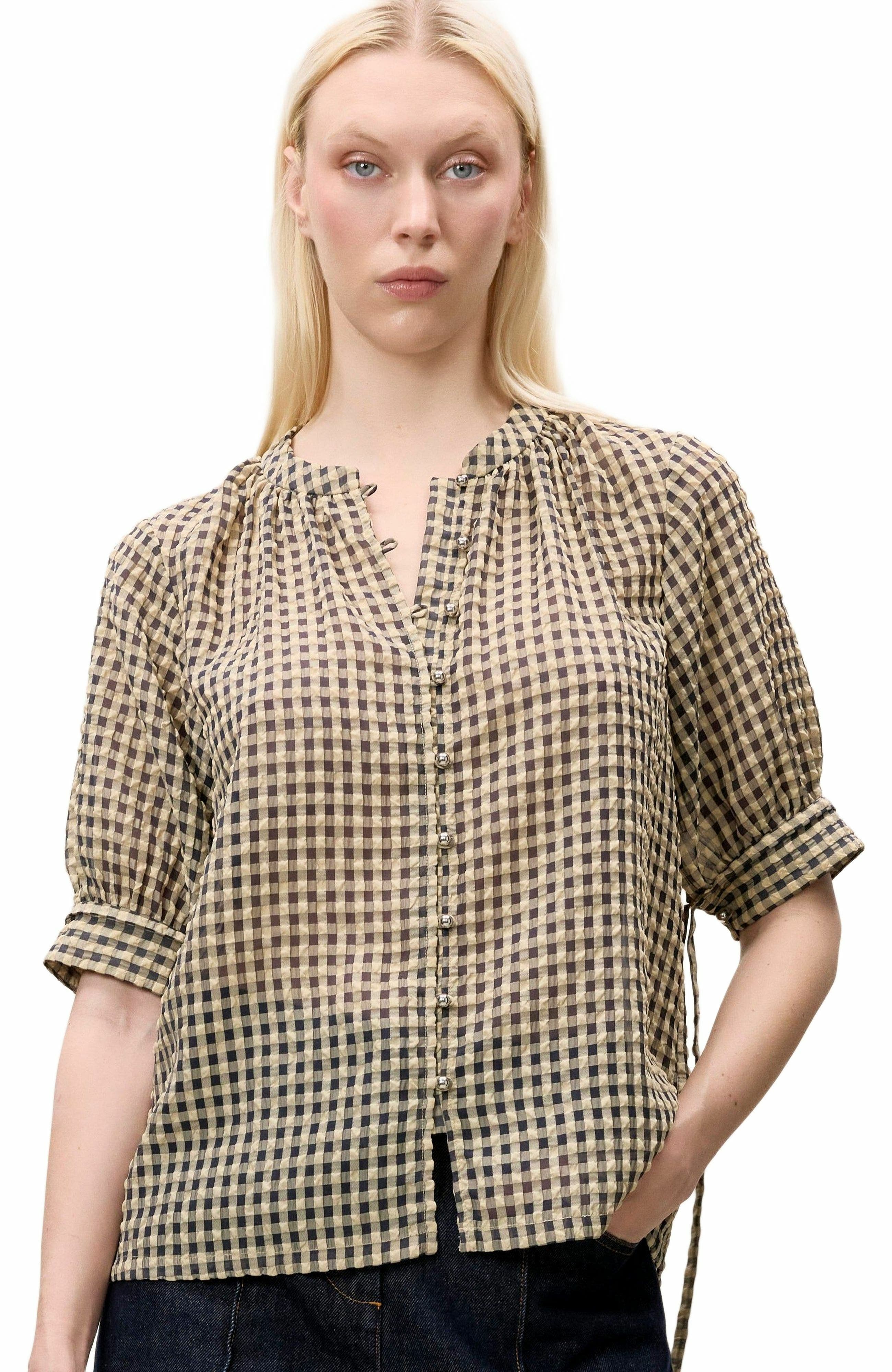 Aster Gingham Blouse - image 2