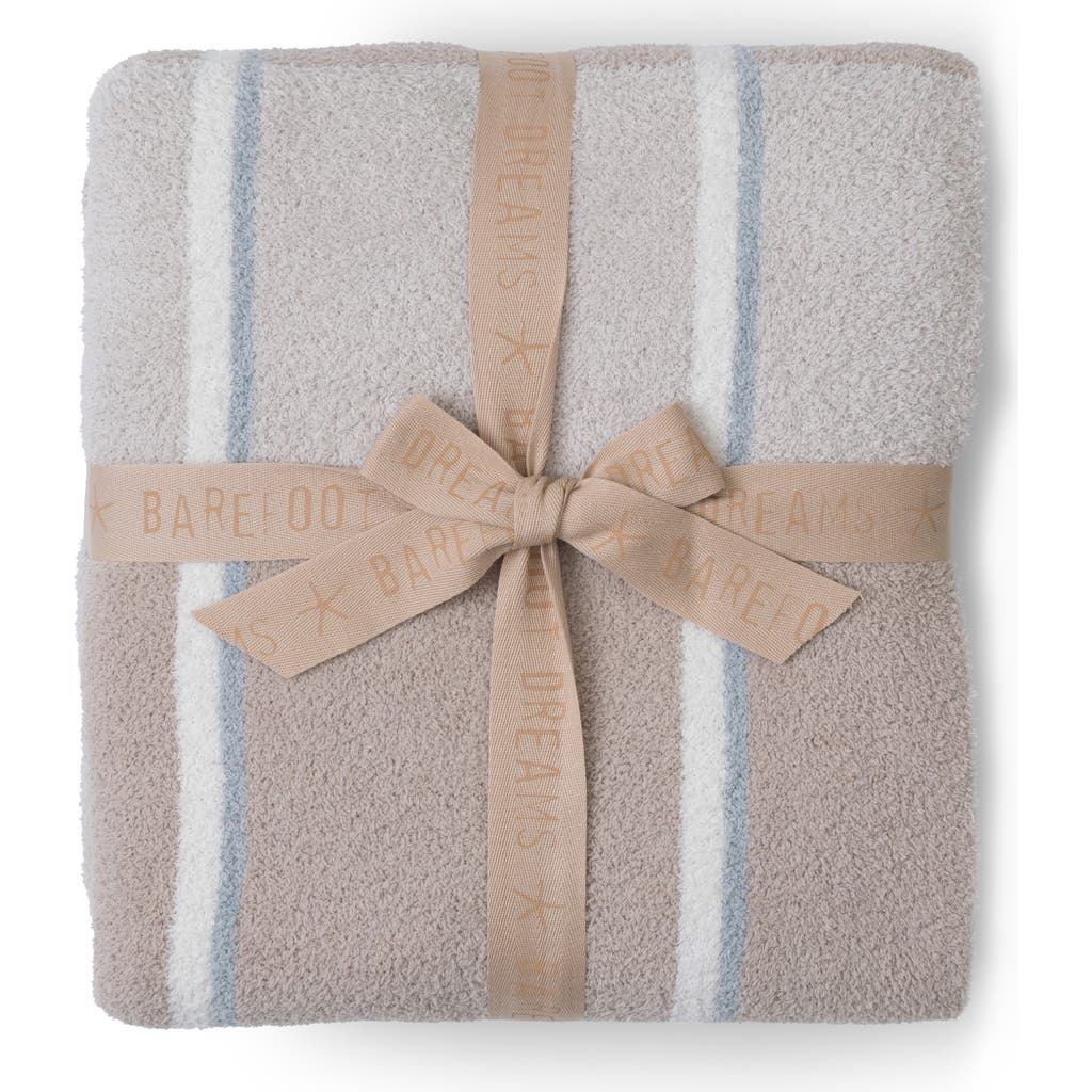 BAREFOOT DREAMS BAREFOOT DREAMS COZYCHIC® ACCENT STRIPE THROW BLANKET