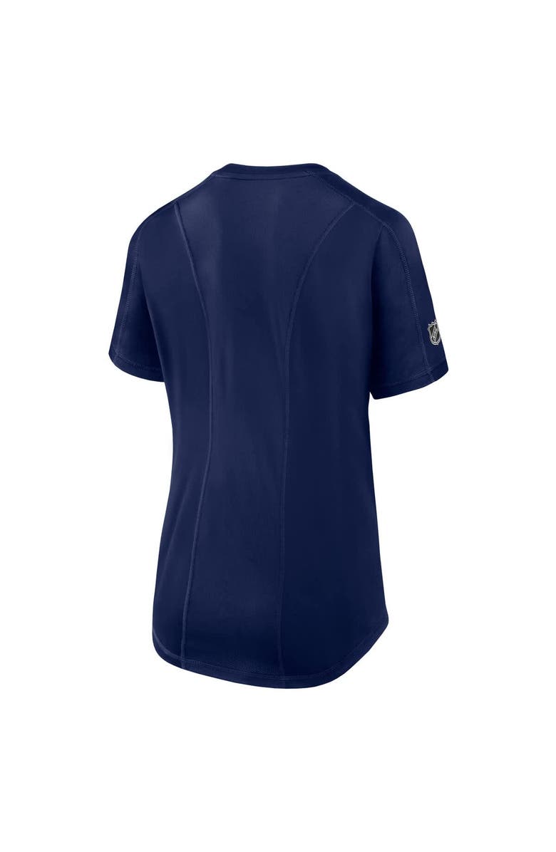FANATICS Women's Fanatics Navy New York Rangers Authentic Pro Rink Tech T-Shirt, Alternate, color, Navy