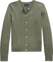 Polo Ralph Lauren Kids' Cable Stitch Cotton Cardigan