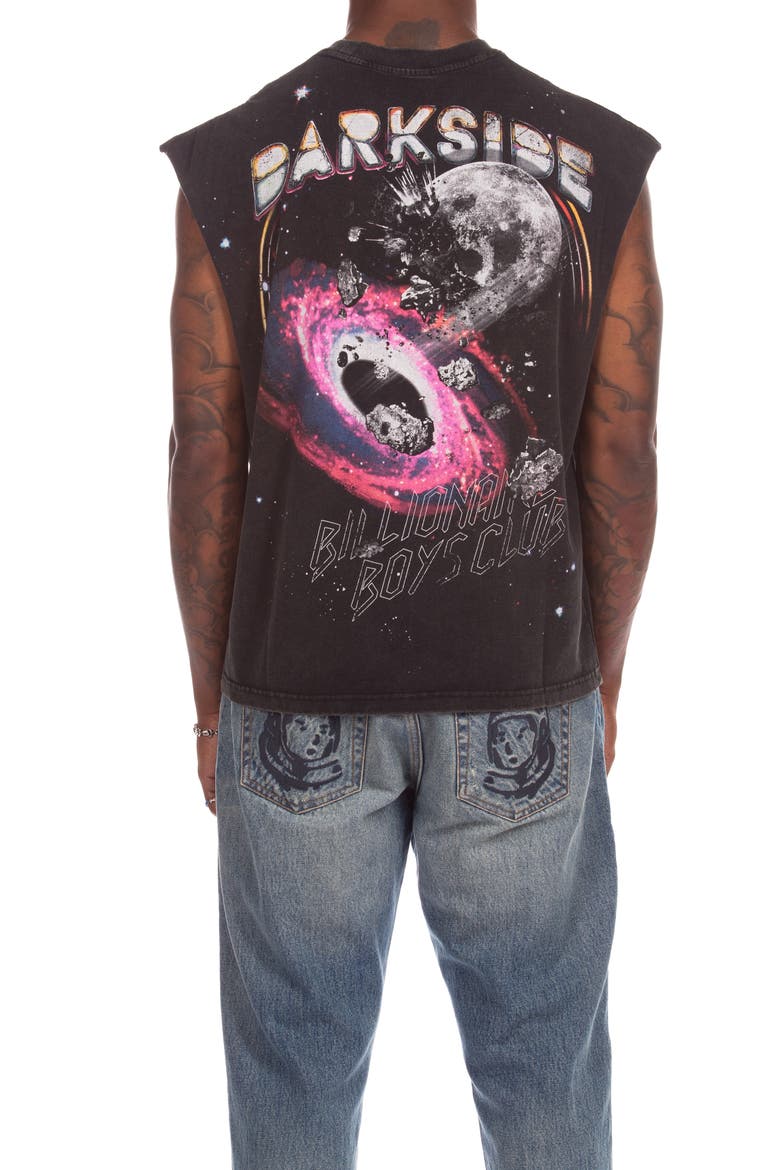 New Atlantis Sleeveless Graphic T-Shirt, Alternate, color, BLACK