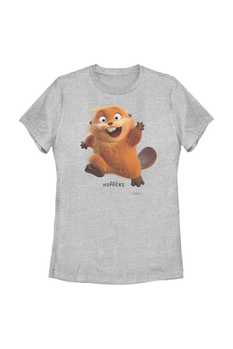 Women's Hoppers Happy Mabel Jump  Graphic T-Shirt, Main, color, Athletic Heather