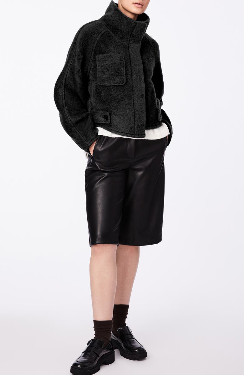 BERNIE City Girl Asymmetric Jacket, Alternate, color, Black