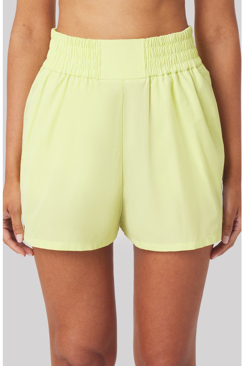 Casey Woven Shorts, Alternate, color, SUNNY LIME GREEN
