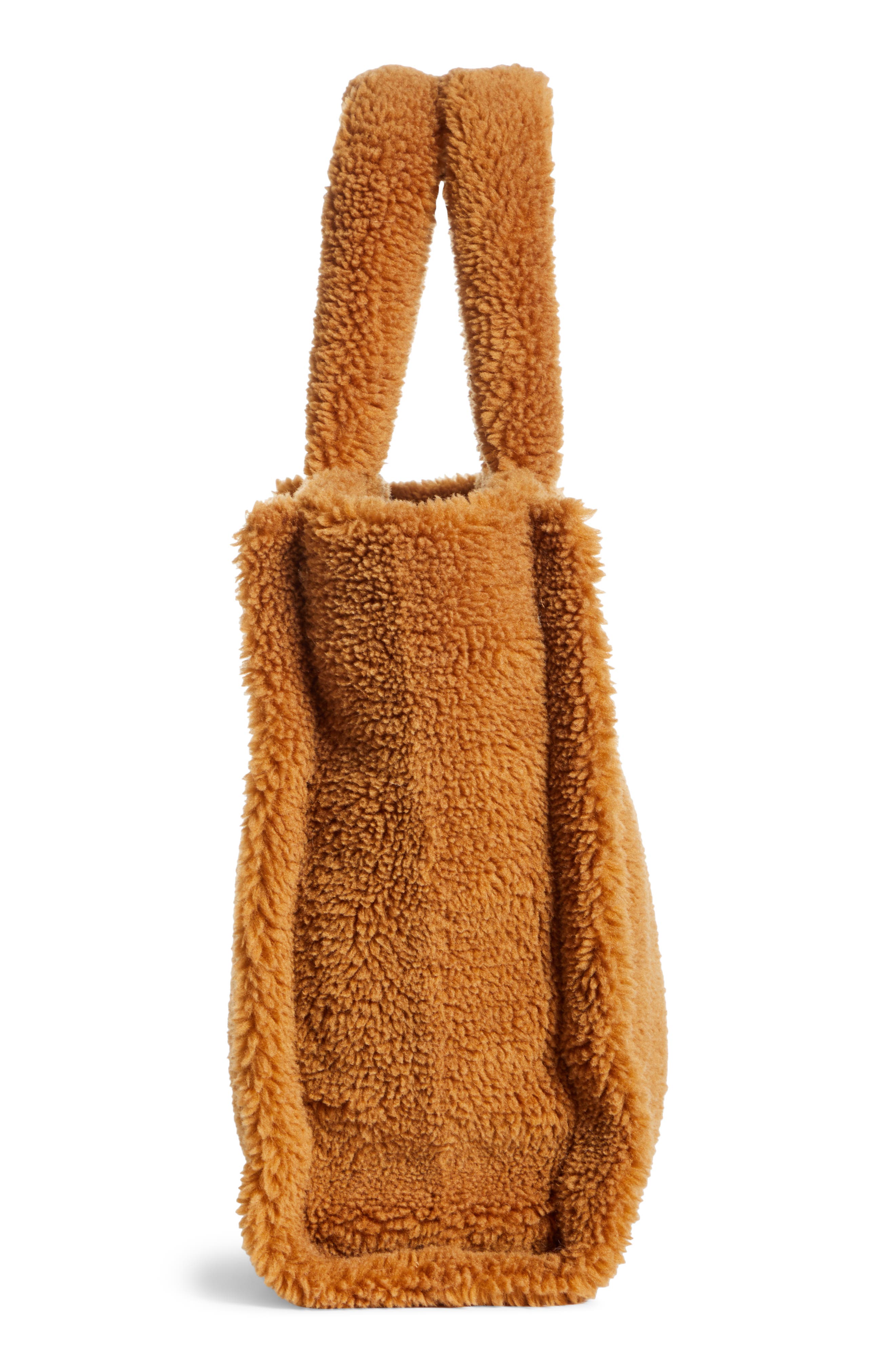 Stand Studio Medium Lolita Teddy Faux Fur Tote, Alternate, color, 