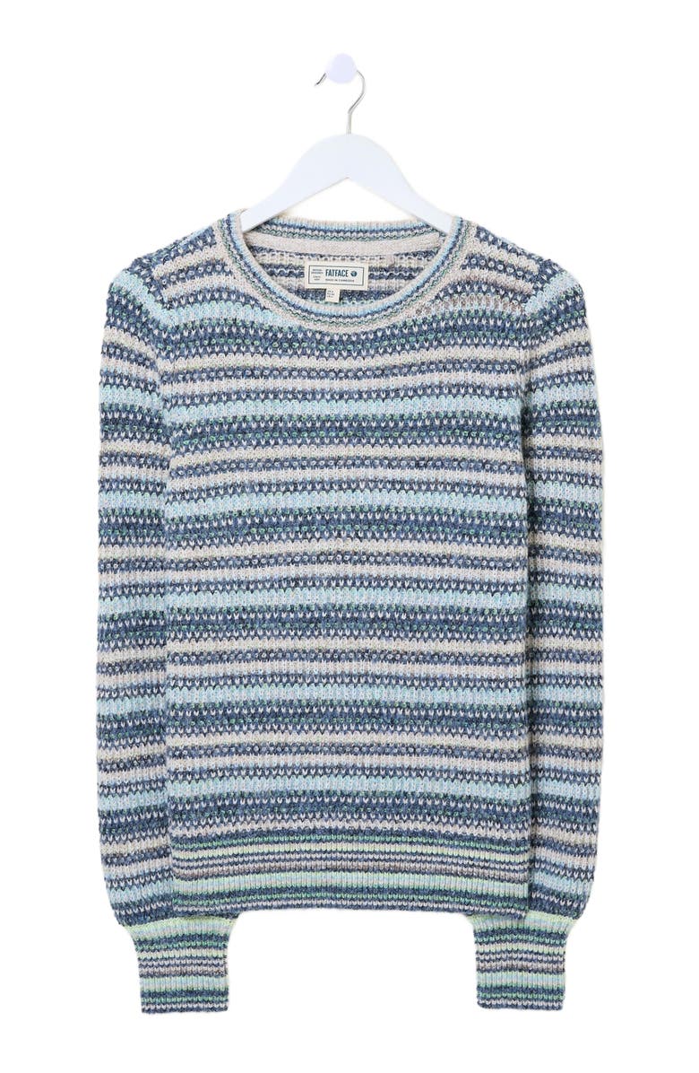 FatFace Plus Size Soraya Stripe Crew Neck Sweater, Alternate, color, 