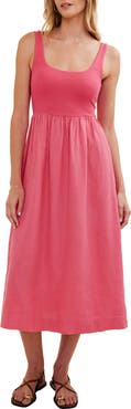 Bella Dahl Mixed Media Midi Dress