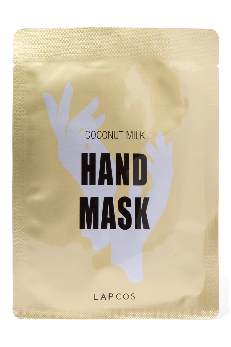 Coconut Milk 5-Pack Hand Mask, Alternate, color, YELLOW