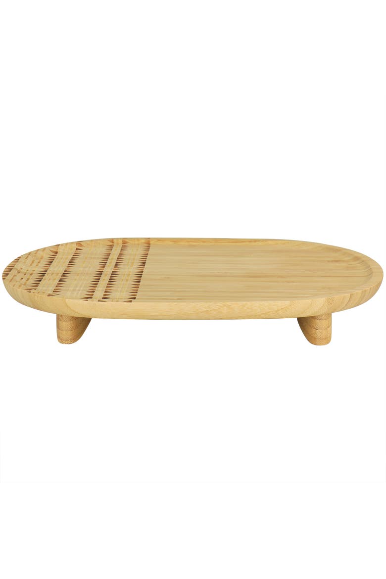 13.5 Inch Sadler Wooden Serving Tray, Alternate, color, Light Brown