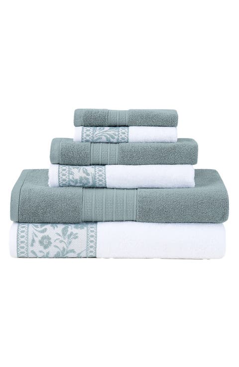 Jacquard 6-Piece Towel Set