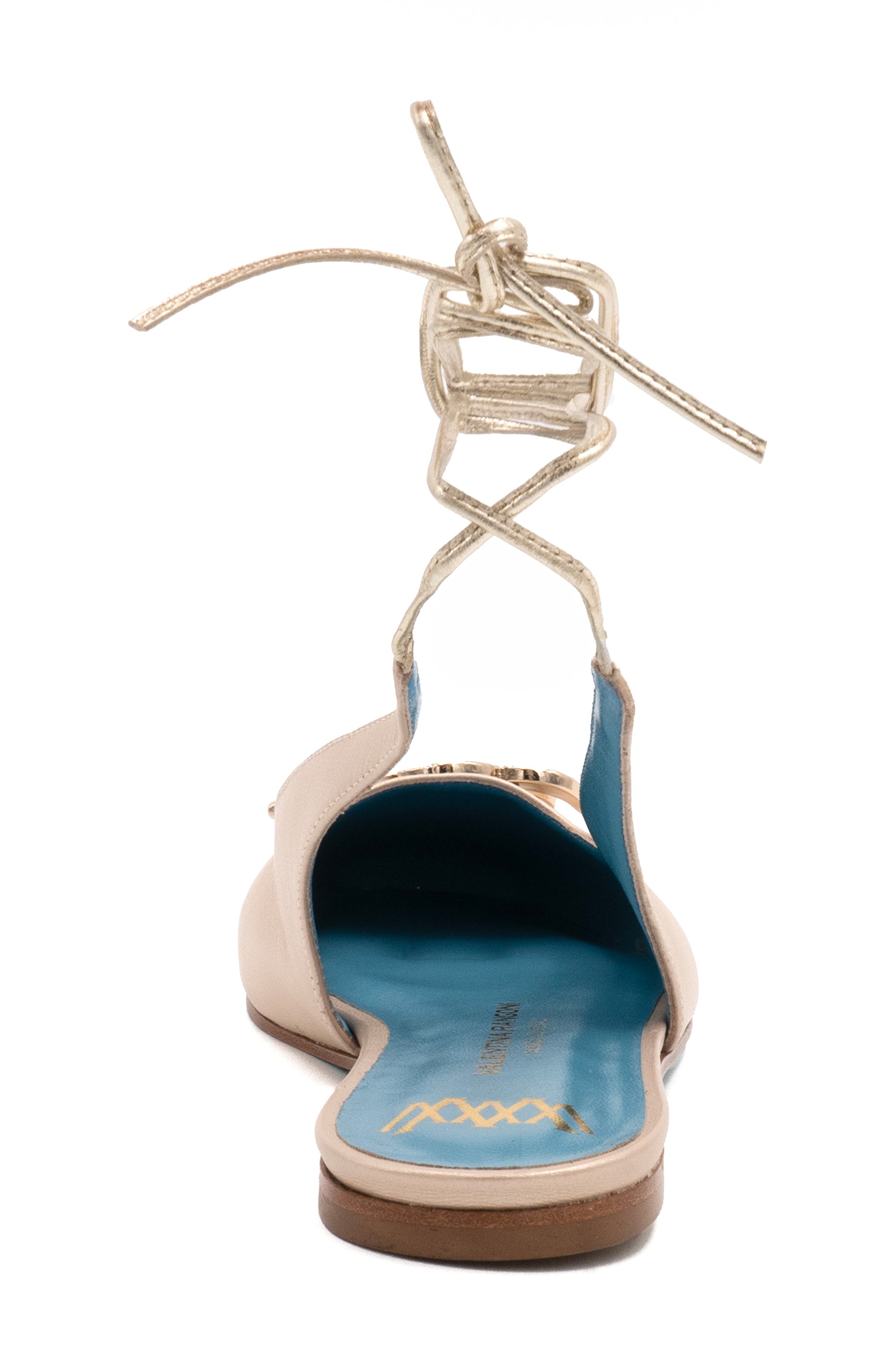 Valentina Rangoni Belinda Palm Tree Appliqué Flat, Alternate, color, 