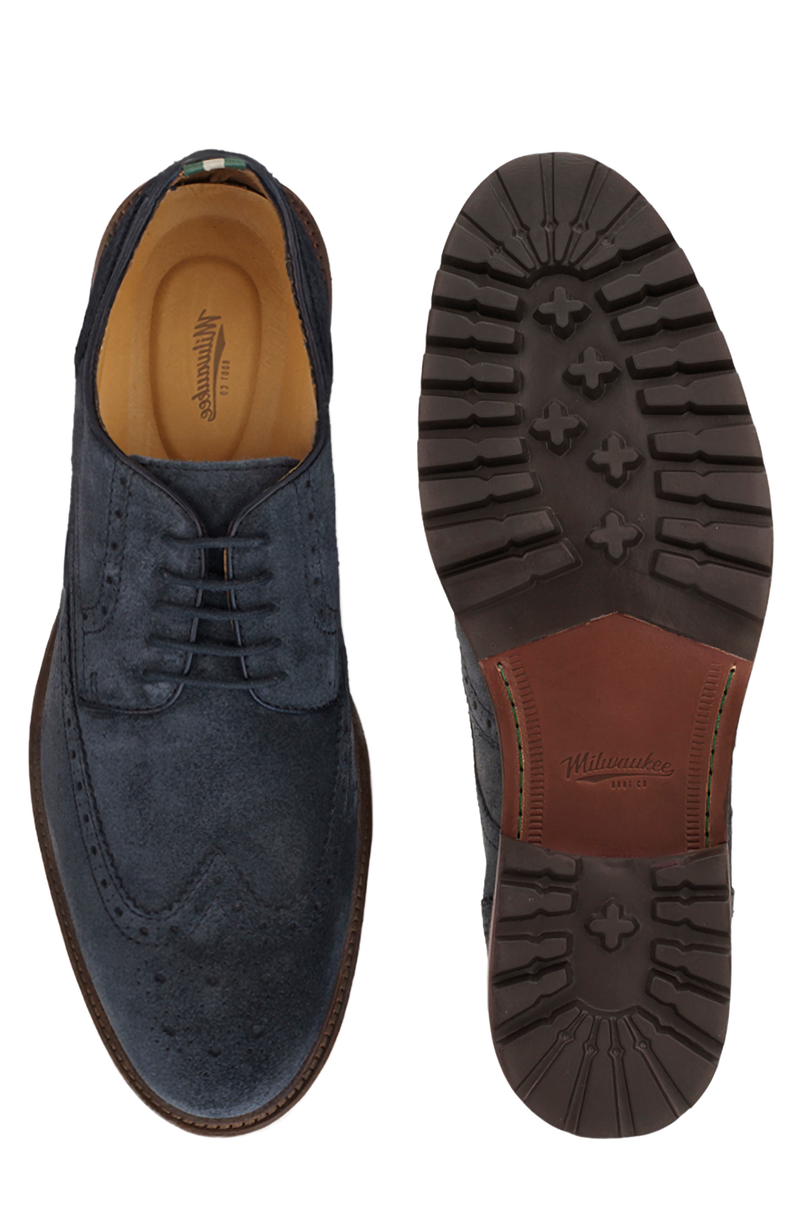 Milwaukee Boot Company Astor Wingtip Derby, Alternate, color, 