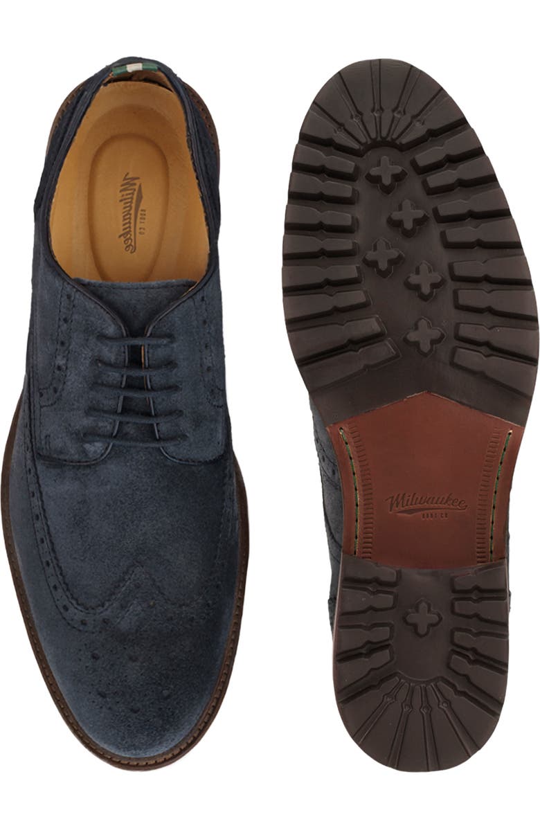 Milwaukee Boot Company Astor Wingtip Derby, Alternate, color,