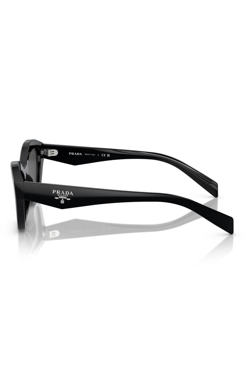 Prada 52mm Butterfly Sunglasses, Alternate, color, 