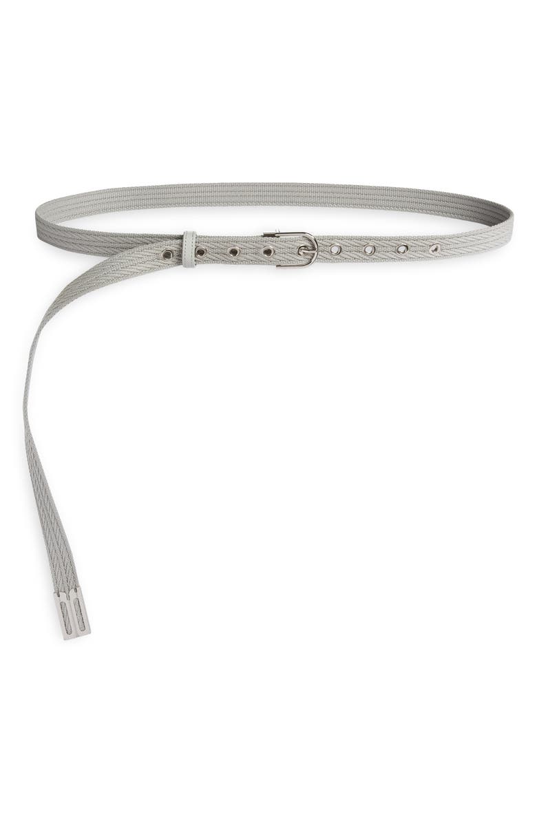 Victoria Beckham Rope Webbing Belt, Main, color, Magnesium