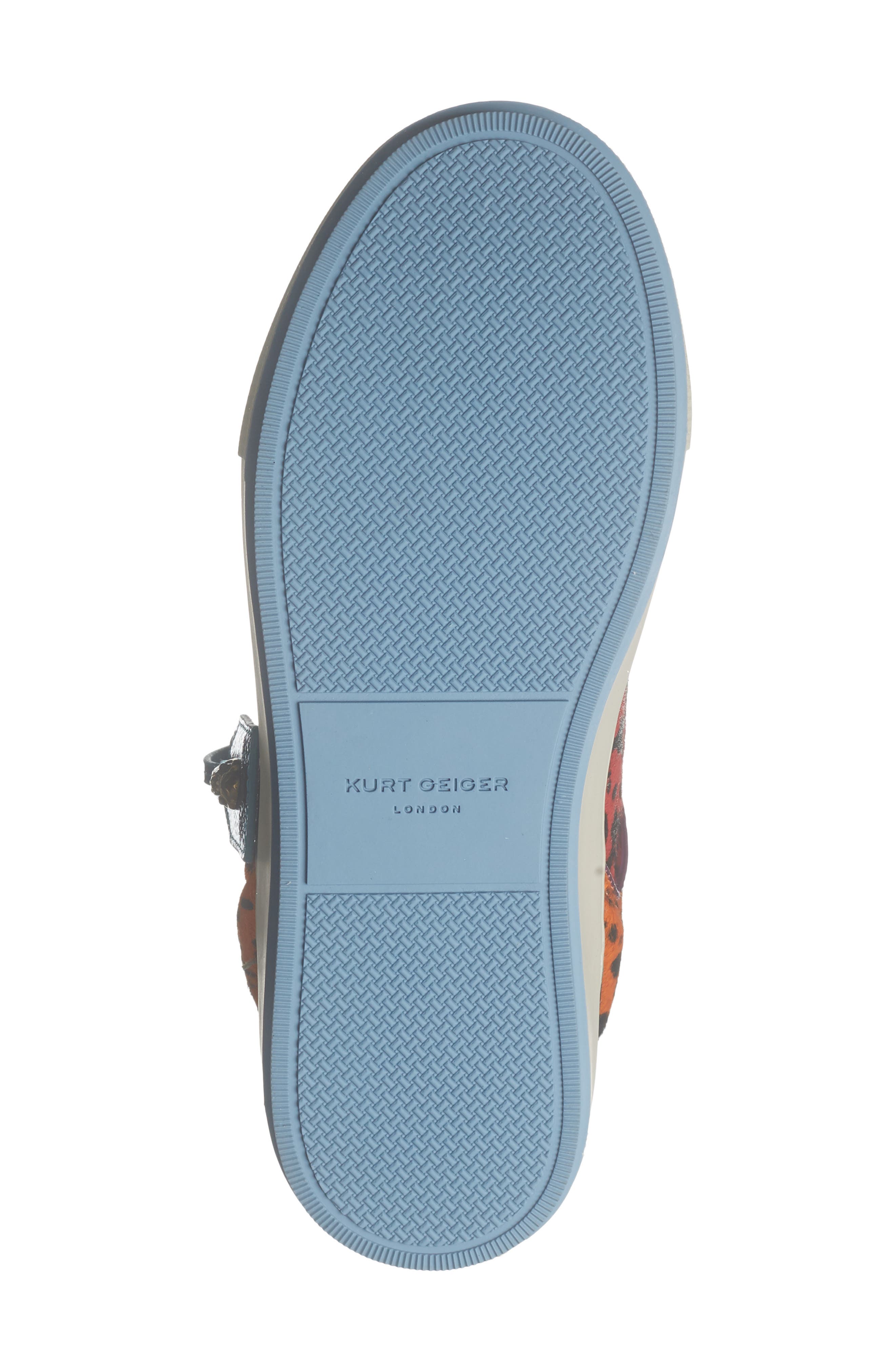 KG Kurt Geiger Southbank Tag Genuine Calf Hair Sneaker, Alternate, color, Blue/ Dark C