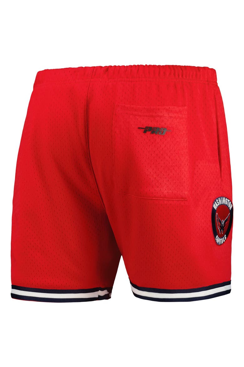 Men's Pro Standard Red Washington Capitals Classic Mesh Shorts, Alternate, color, Red