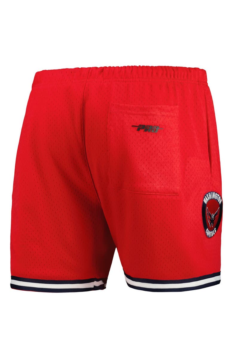 PRO STANDARD Men's Pro Standard Red Washington Capitals Classic Mesh Shorts, Alternate, color, Red